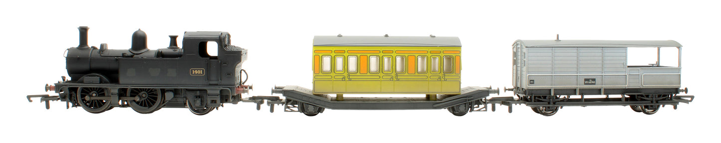 Pre-Owned R3186 Class 14xx 'The Titfield Thunderbolt' 60th Anniversary Train Pack - Limited Edition