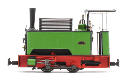 986507 Sirdar Class 0-4-0 Kerr, Stuart & Co. Long-Tank Plain Green Steam Locomotive - DCC Fitted