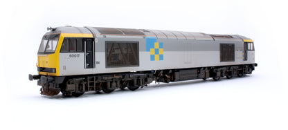 Highly Detailed Premium Weathered Class 60 017 “Arenig Fawr” Triple Grey Construction Diesel Electric Locomotive - DCC Sound