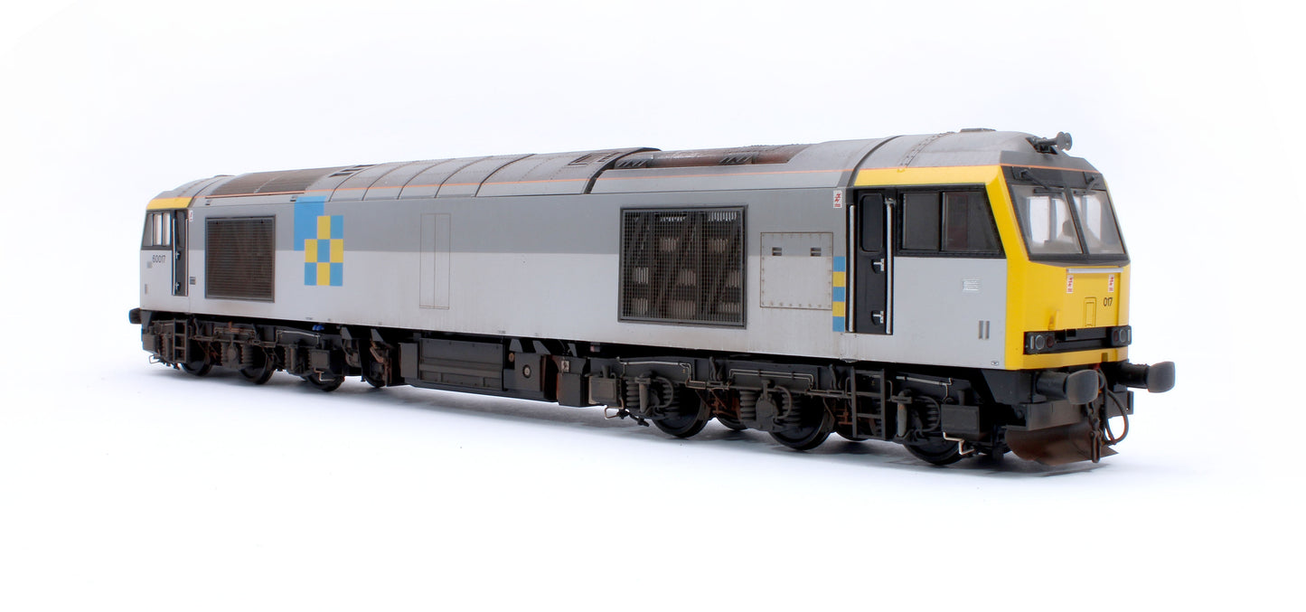 Highly Detailed Premium Weathered Class 60 017 “Arenig Fawr” Triple Grey Construction Diesel Electric Locomotive - DCC Sound