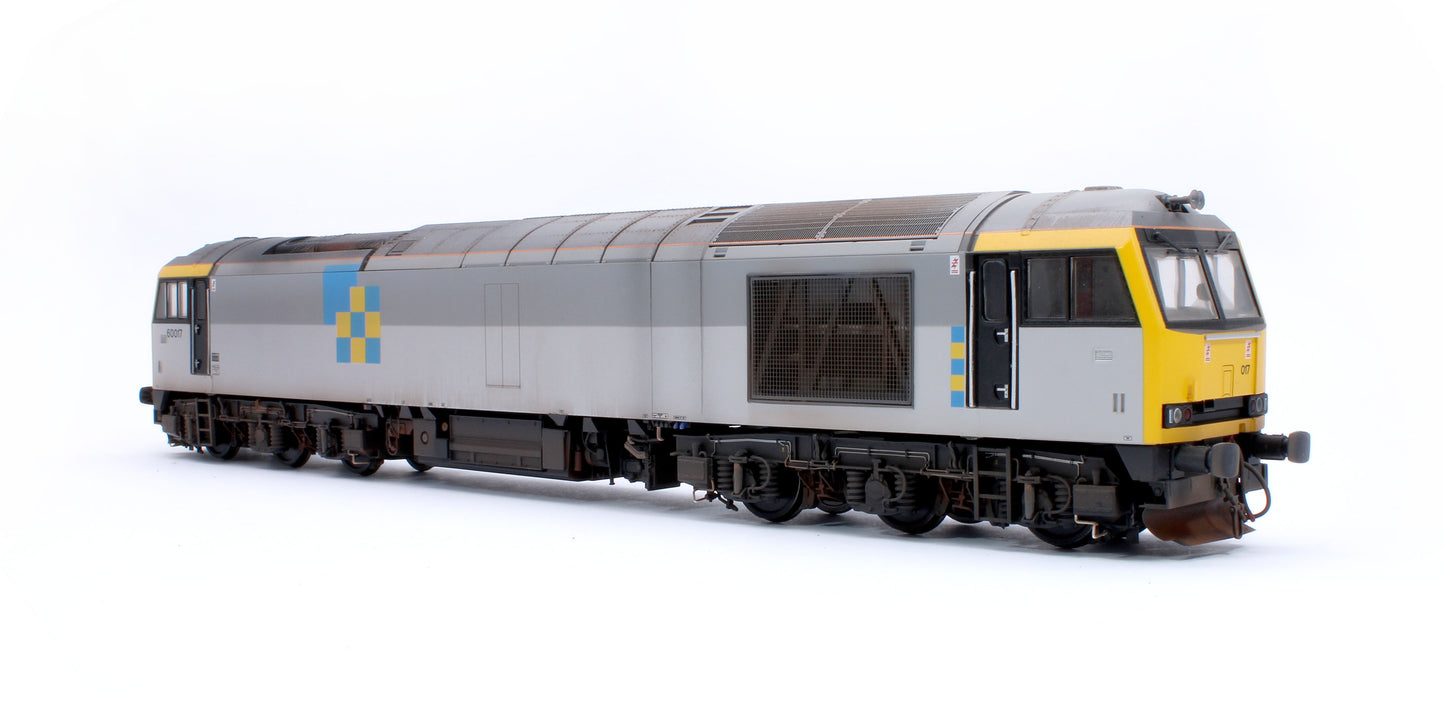 Highly Detailed Premium Weathered Class 60 017 “Arenig Fawr” Triple Grey Construction Diesel Electric Locomotive - DCC Sound