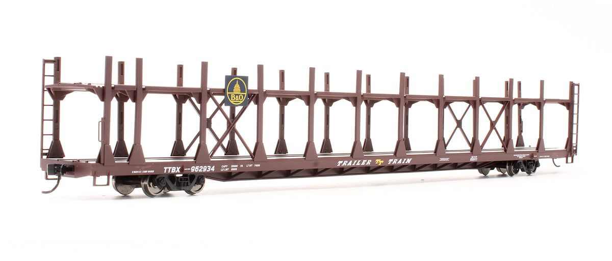Pre-Owned 910-8006 89' Bi-Level Open Auto Rack Baltimore & Ohio TTBX - Road #962934