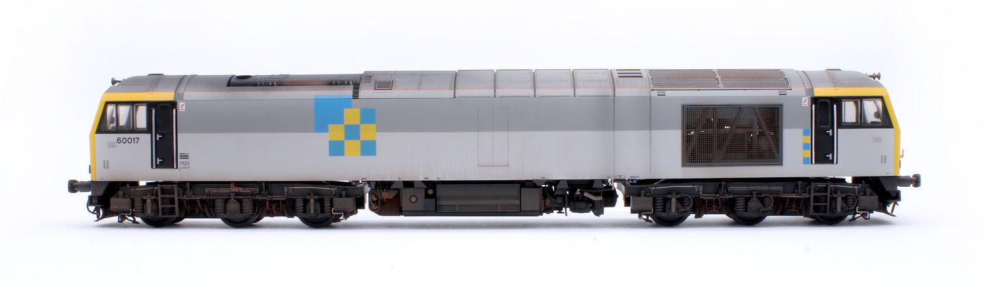 Highly Detailed Premium Weathered Class 60 017 “Arenig Fawr” Triple Grey Construction Diesel Electric Locomotive - DCC Sound