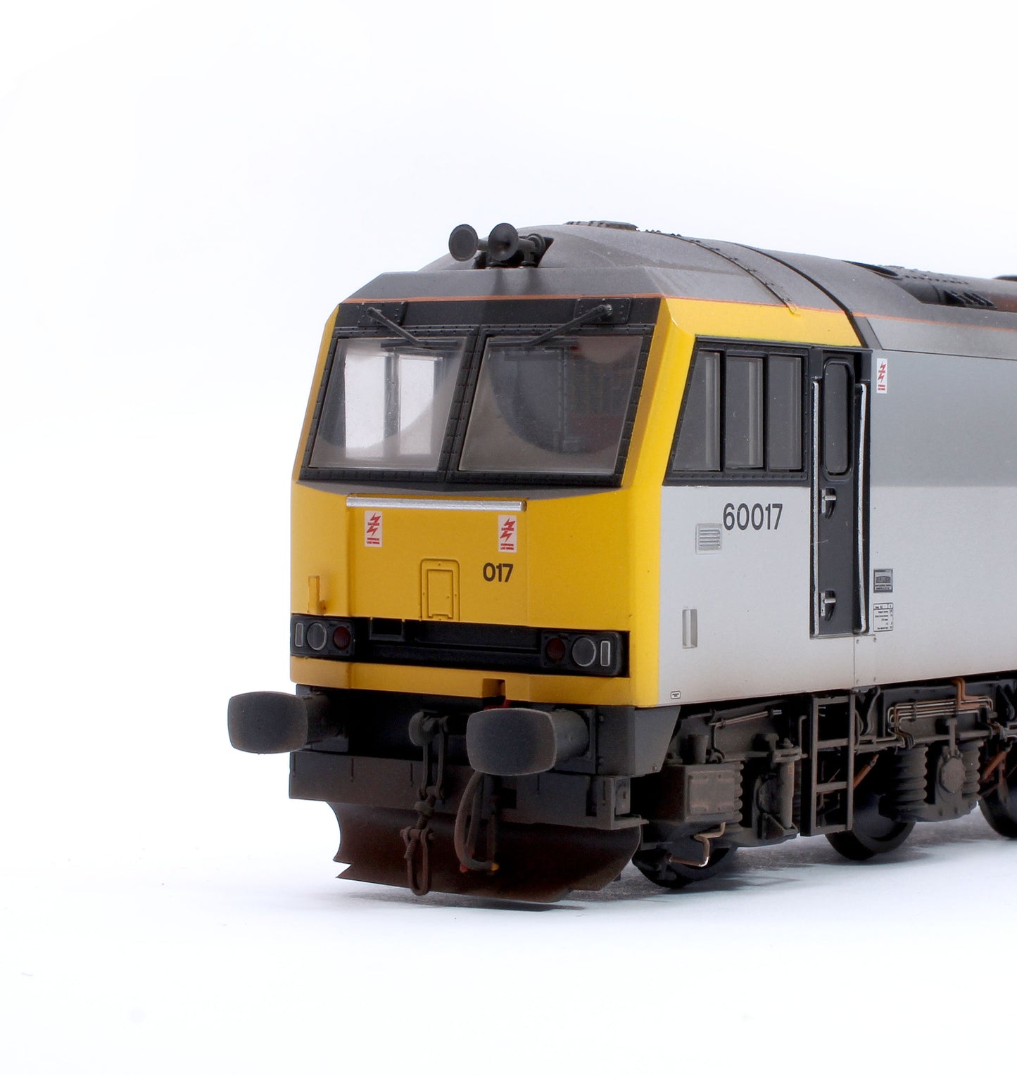 Highly Detailed Premium Weathered Class 60 017 “Arenig Fawr” Triple Grey Construction Diesel Electric Locomotive - DCC Sound