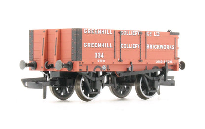 Pre-Owned 4 Plank Mineral Wagon - Greenhill Colliery No.334
