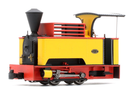 986508 Sirdar Class 0-4-0 Kerr, Stuart & Co. Long-Tank Plain Yellow Steam Locomotive - DCC Fitted