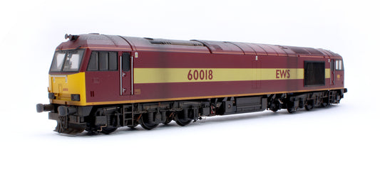 Highly Detailed Premium Weathered Class 60 018 EWS Diesel Electric Locomotive