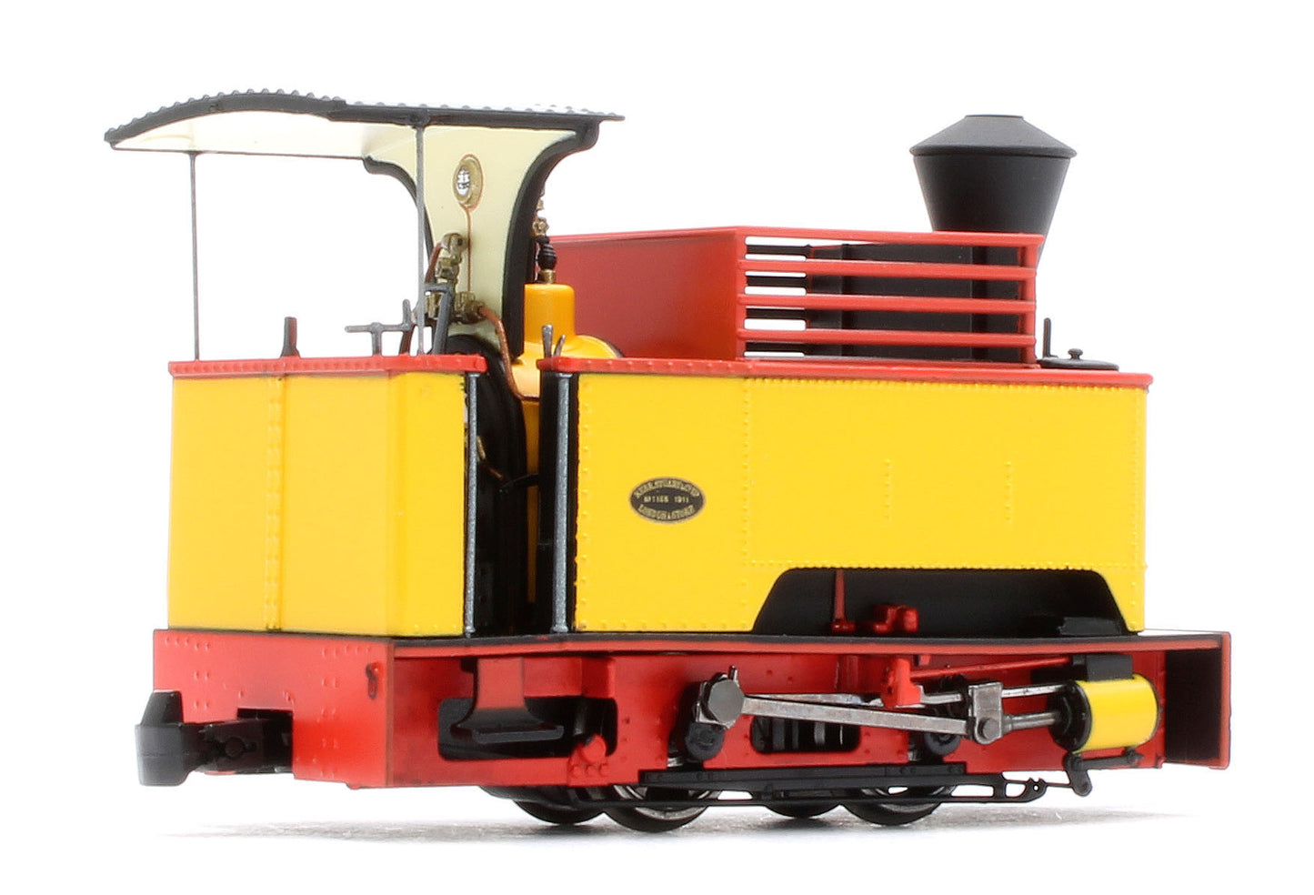 986508 Sirdar Class 0-4-0 Kerr, Stuart & Co. Long-Tank Plain Yellow Steam Locomotive - DCC Fitted