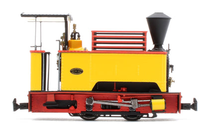 986508 Sirdar Class 0-4-0 Kerr, Stuart & Co. Long-Tank Plain Yellow Steam Locomotive - DCC Fitted