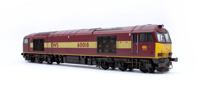 Highly Detailed Premium Weathered Class 60 018 EWS Diesel Electric Locomotive