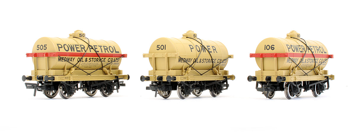Pre-Owned Set Of 3 - 14 Ton Tank Wagons 'Power Petrol' - Exclusive Edition