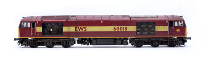 Highly Detailed Premium Weathered Class 60 018 EWS Diesel Electric Locomotive