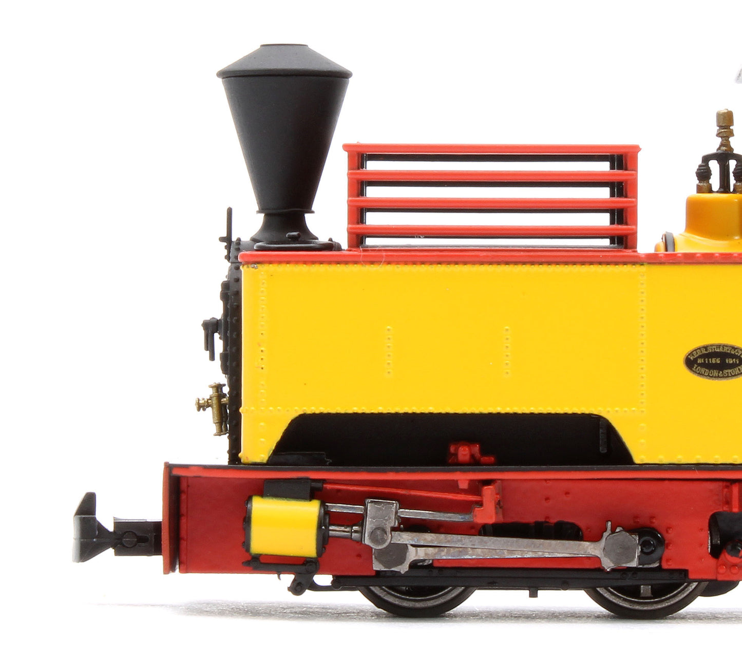 986508 Sirdar Class 0-4-0 Kerr, Stuart & Co. Long-Tank Plain Yellow Steam Locomotive - DCC Fitted