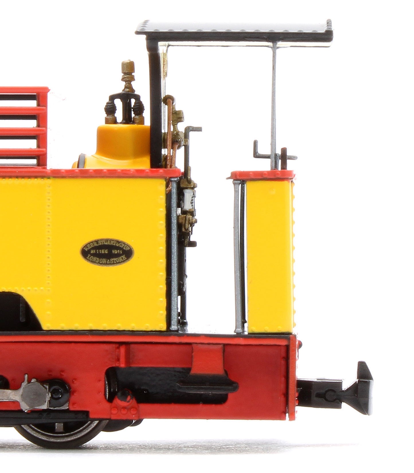 986508 Sirdar Class 0-4-0 Kerr, Stuart & Co. Long-Tank Plain Yellow Steam Locomotive - DCC Fitted
