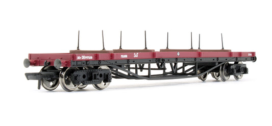 Pre-Owned 30 Ton Bogie Bolster Wagon BR S&T Gulf Red