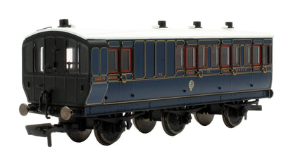 Pre-Owned R40300 6 Wheel Brake Coach 3rd Class S&DJR 'No 72'