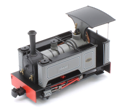 986501 Sirdar Class 0-4-0 Kerr, Stuart & Co. Long-Tank 'Diana’ Lined Grey (As Preserved) Steam Locomotive - DCC Fitted