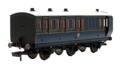 Pre-Owned R40300 6 Wheel Brake Coach 3rd Class S&DJR 'No 72'