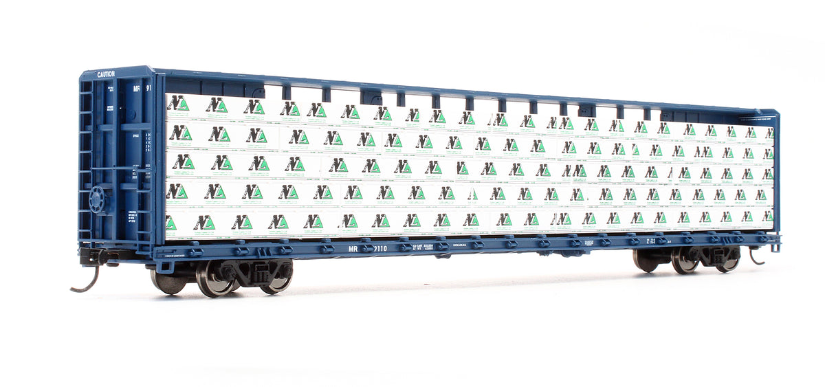 Pre-Owned 910-50716 72' Centre Beam Flat Car McLoud River - Road #9110 - With Load