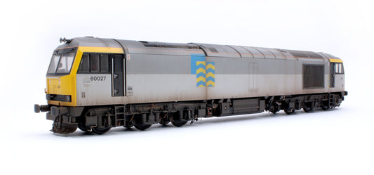 Highly Detailed Premium Weathered Class 60 027 “Joseph Banks” Triple Grey Petroleum Diesel Electric Locomotive