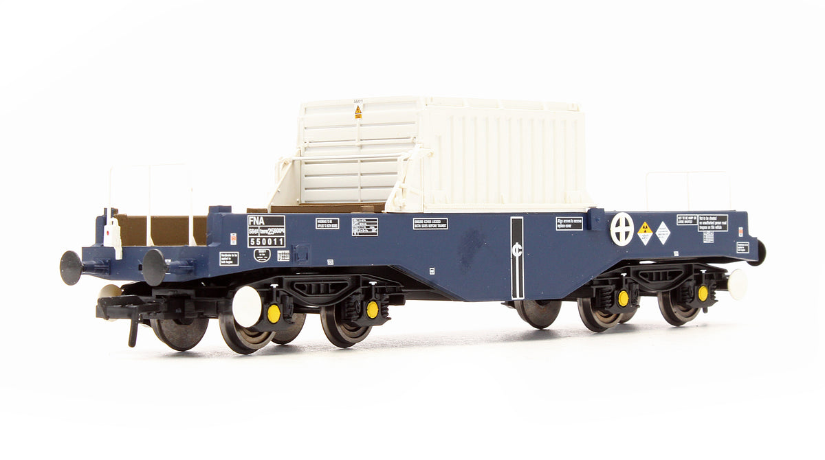 Pre-Owned 38-345K FNA Nuclear Flask Wagon Flat Floor 550011 DRS Blue - Exclusive Edition