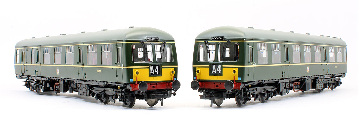 Pre-Owned 31-537 Class 105 Two Car DMU BR Green With Half Yellow Ends - DCC Fitted