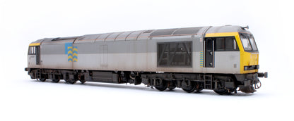Highly Detailed Premium Weathered Class 60 027 “Joseph Banks” Triple Grey Petroleum Diesel Electric Locomotive - DCC Sound