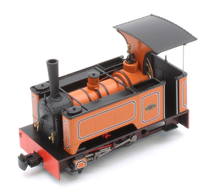 986505 Sirdar Class 0-4-0 Kerr, Stuart & Co. Long-Tank Lined Burnt Orange Steam Locomotive - DCC Fitted