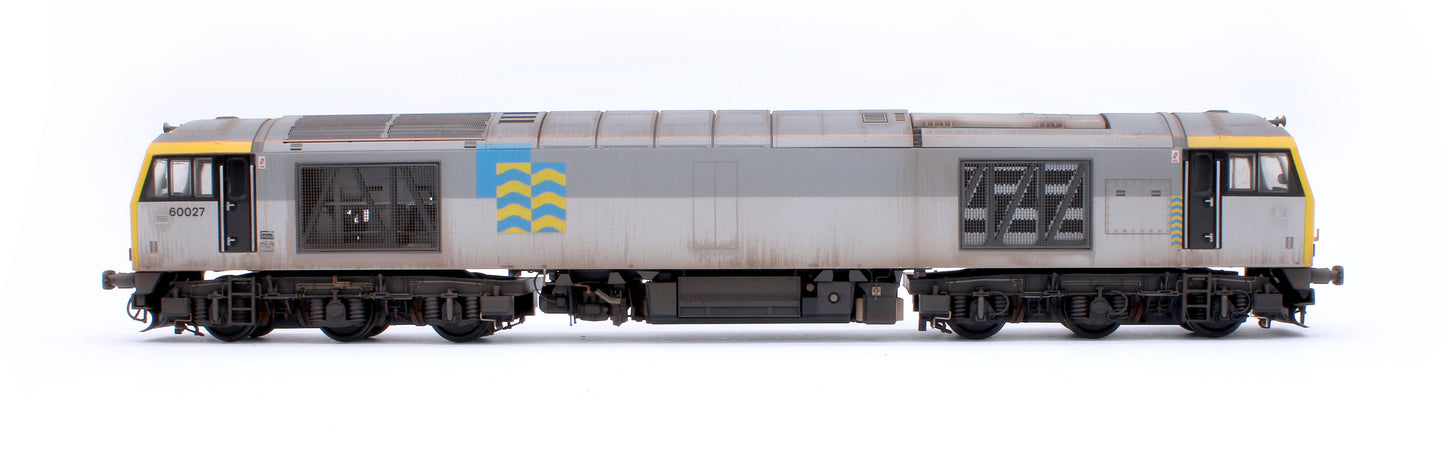 Highly Detailed Premium Weathered Class 60 027 “Joseph Banks” Triple Grey Petroleum Diesel Electric Locomotive