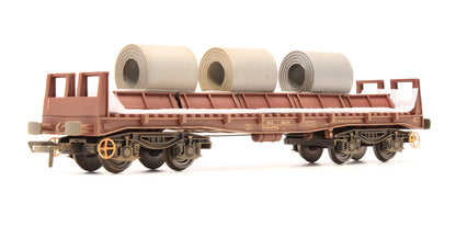 Pre-Owned 38-353 BAA Steel Carrier Wagon BR Brown - Weathered