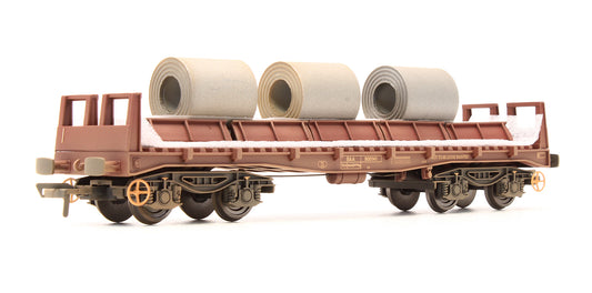 Pre-Owned 38-353 BAA Steel Carrier Wagon BR Brown - Weathered
