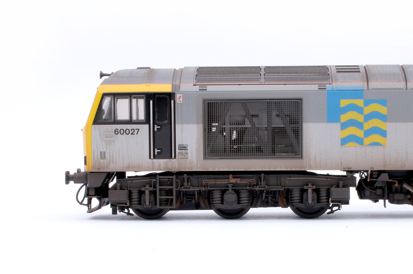 Highly Detailed Premium Weathered Class 60 027 “Joseph Banks” Triple Grey Petroleum Diesel Electric Locomotive