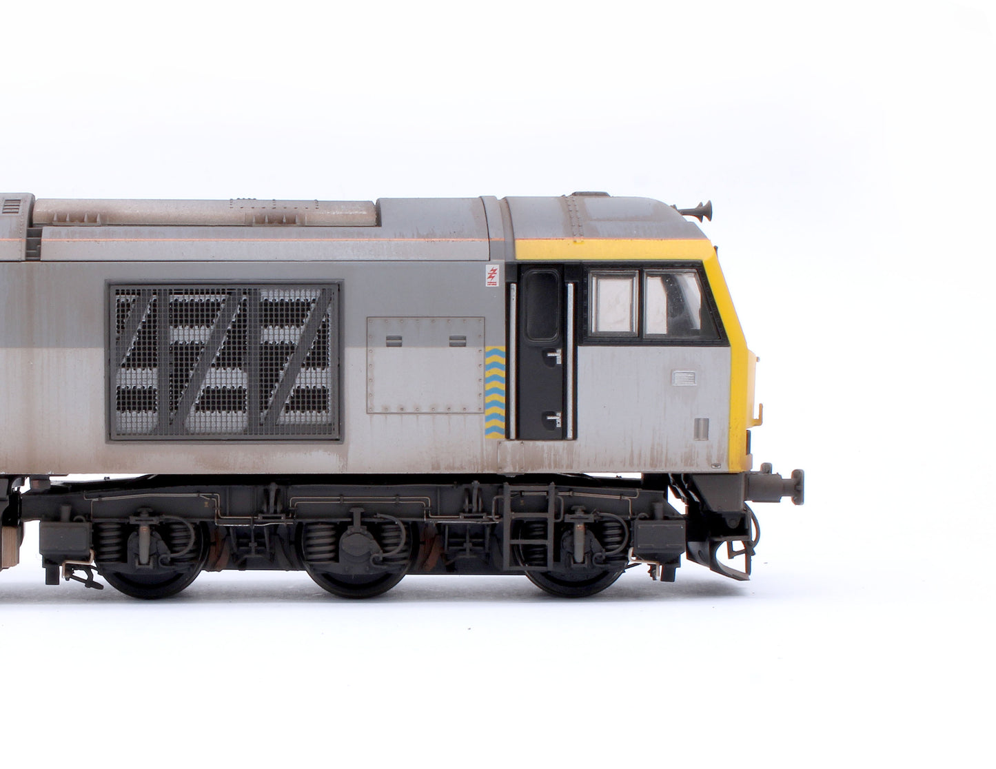 Highly Detailed Premium Weathered Class 60 027 “Joseph Banks” Triple Grey Petroleum Diesel Electric Locomotive