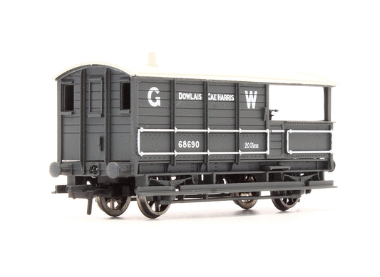 Pre-Owned 33-300C 20 Ton Toad Brake Van GWR Dark Grey No.68690