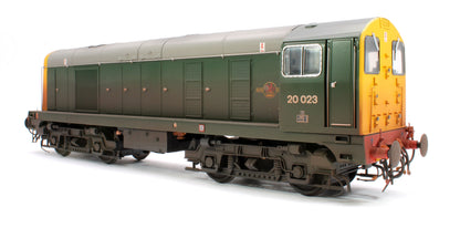 Class 20 BR Green FYE 20023 (Disc Headcode) Diesel Locomotive - Weathered