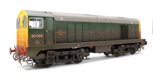 Class 20 BR Green FYE 20023 (Disc Headcode) Diesel Locomotive - Weathered