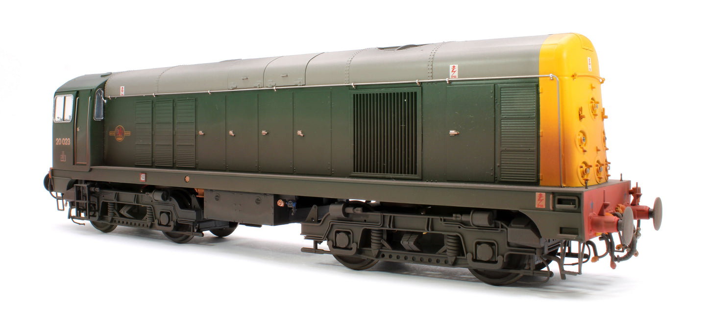 Class 20 BR Green FYE 20023 (Disc Headcode) Diesel Locomotive - Weathered