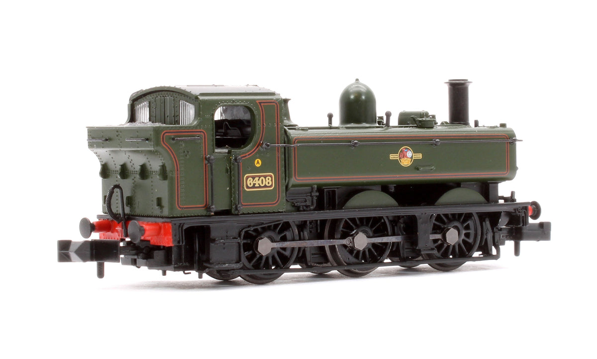 Pre-Owned GWR 64XX Pannier Tank 6408 BR Lined Green (Late Crest) Steam Locomotive