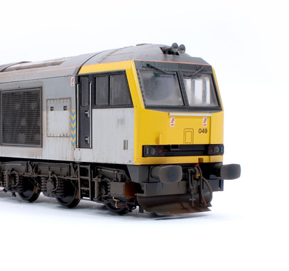 Highly Detailed Premium Weathered Class 60 049 “Scafell” Triple Grey Metals Diesel Electric Locomotive