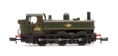 GWR 64XX Pannier Tank 6408 BR Lined Green (Late Crest) Steam Locomotive
