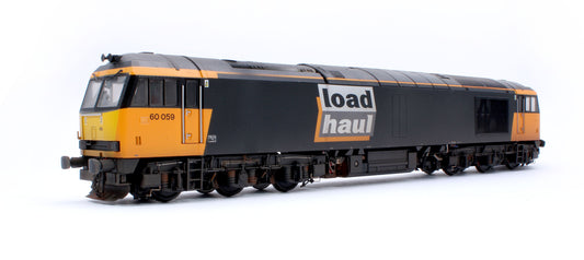 Highly Detailed Premium Weathered Class 60 059 “Swinden Dalesmen” Loadhaul Diesel Electric Locomotive