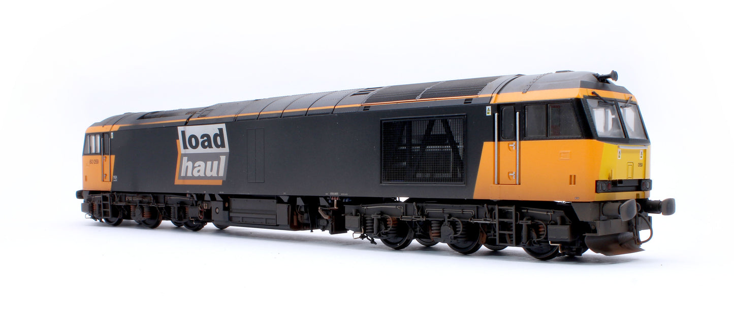 Highly Detailed Premium Weathered Class 60 059 “Swinden Dalesmen” Loadhaul Diesel Electric Locomotive