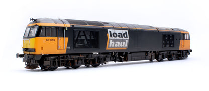 Highly Detailed Premium Weathered Class 60 059 “Swinden Dalesmen” Loadhaul Diesel Electric Locomotive