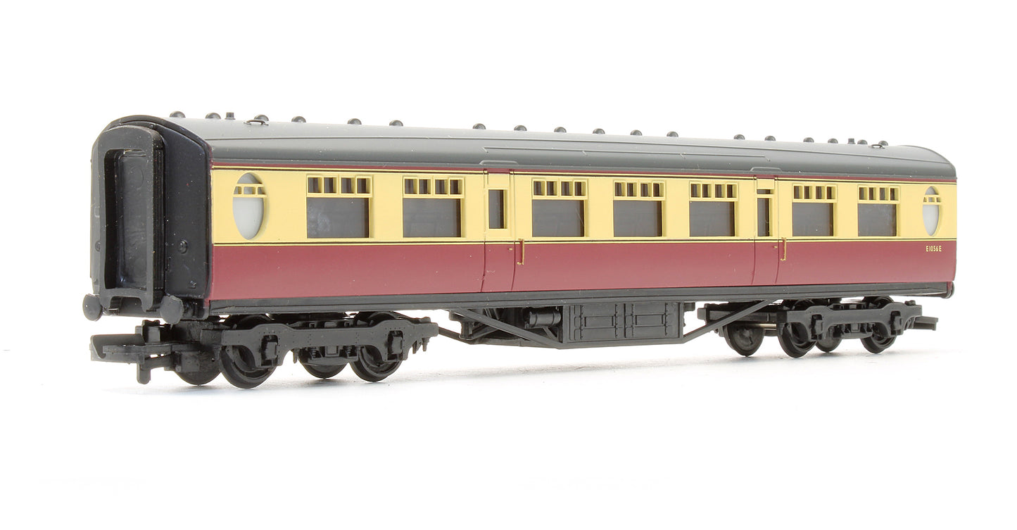 Pre-Owned 63' Thompson 2nd Corridor Coach BR Crimson & Cream 'E1056E'