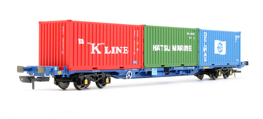 Pre-Owned R6958 KFA Wagon 3 x 20ft Containers No.93390