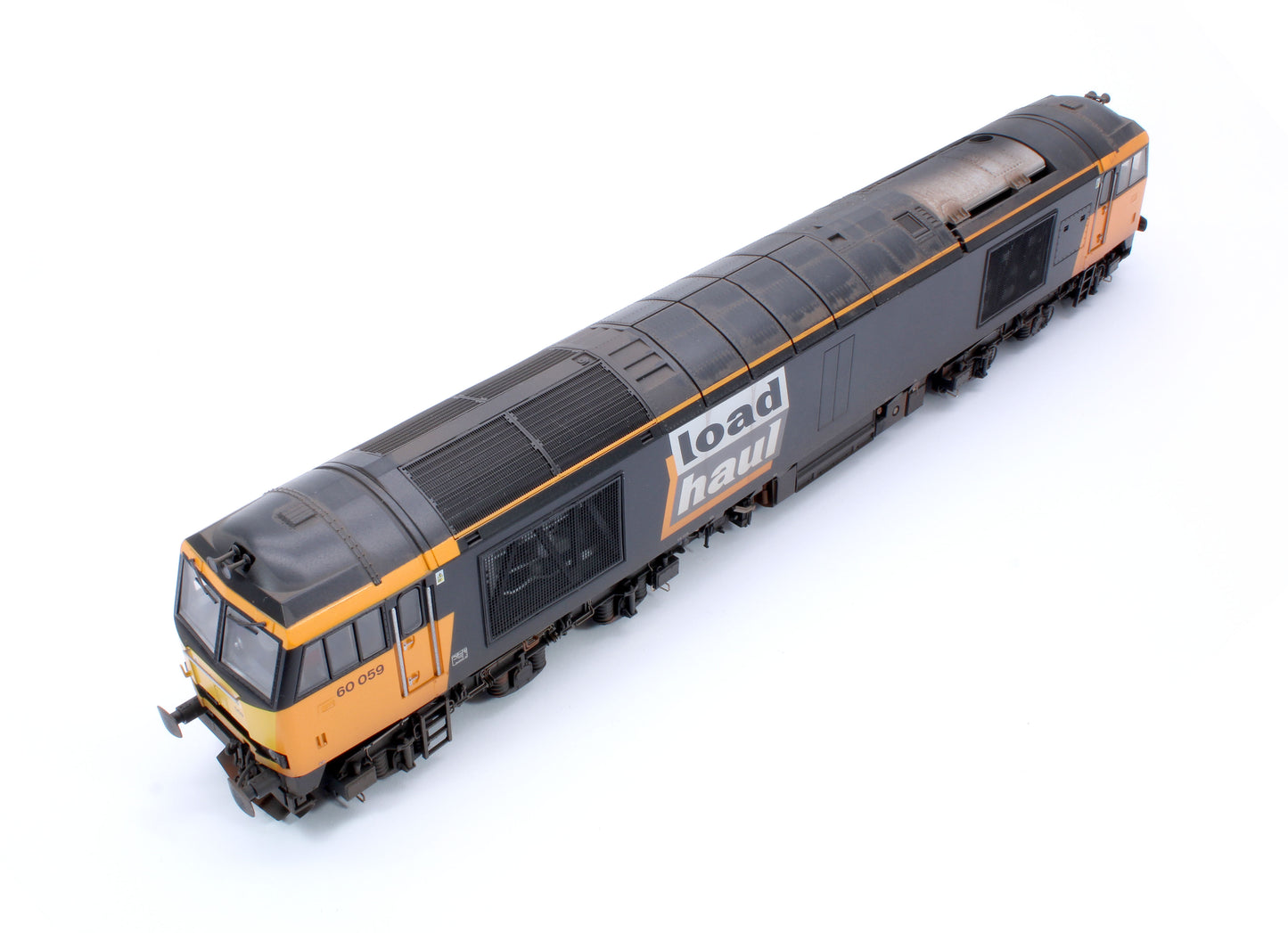 Highly Detailed Premium Weathered Class 60 059 “Swinden Dalesmen” Loadhaul Diesel Electric Locomotive - DCC Sound