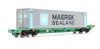 Pre-Owned Intermodal Bogie Wagon With Two 45ft Containers 'Maersk Line & Maersk Sealand'
