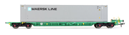 Pre-Owned Intermodal Bogie Wagon With Two 45ft Containers 'Maersk Line & Maersk Sealand'