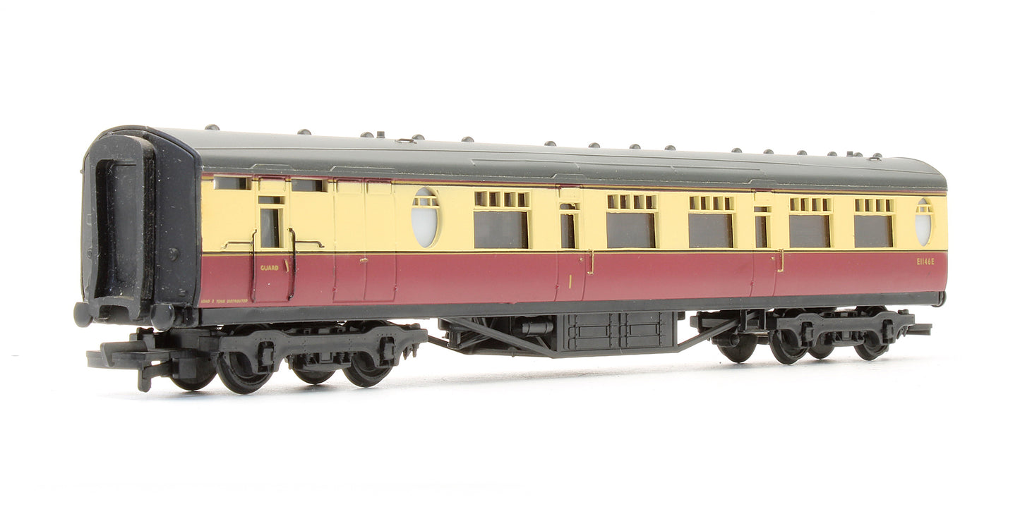 Pre-Owned 63' Thompson Composite Brake Coach BR Crimson & Cream 'E1146E'