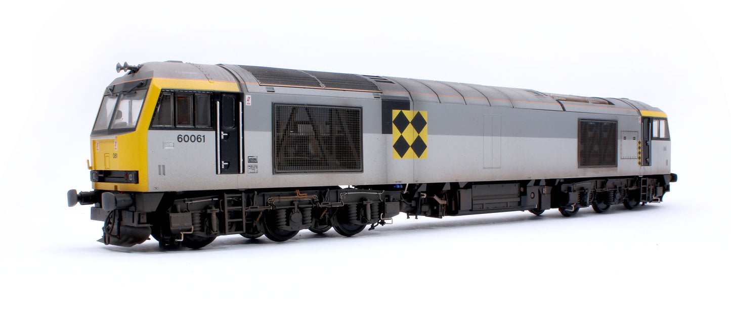 Highly Detailed Premium Weathered Class 60 061 “Alexander Graham Bell” Triple Grey Coal Diesel Electric Locomotive